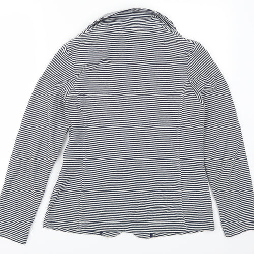 New Look Womens Blue Striped  Jacket  Size 12