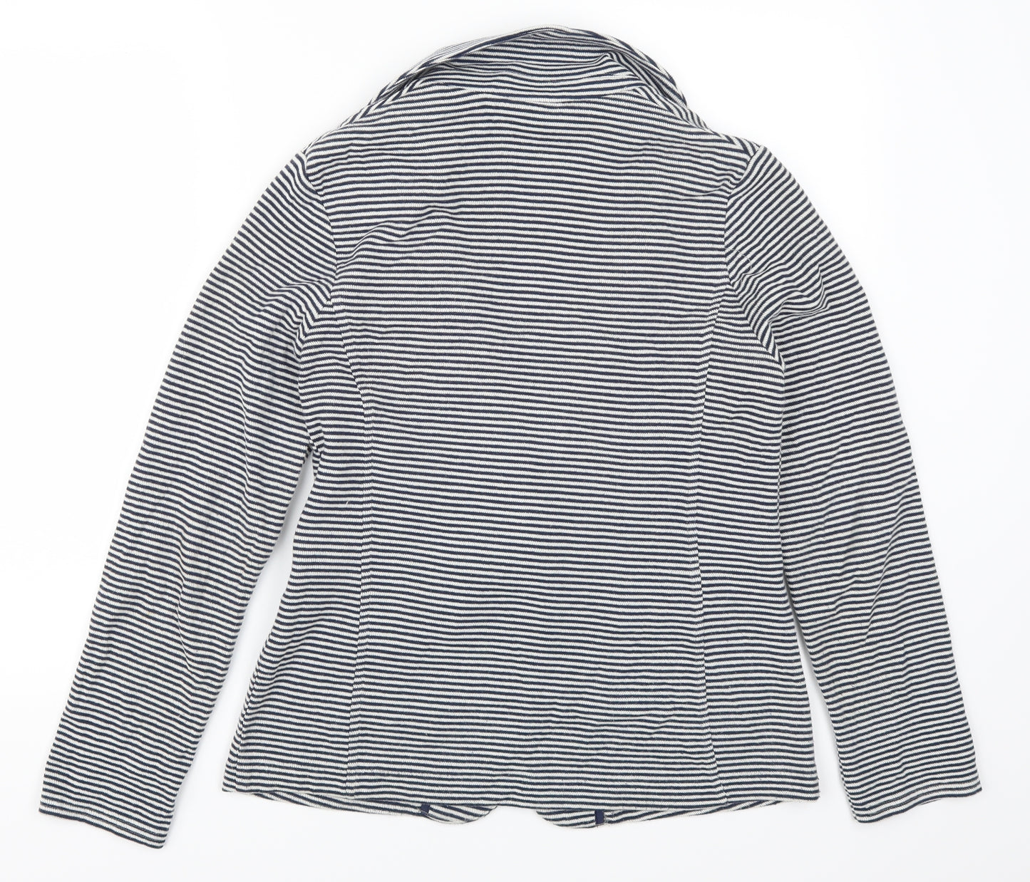 New Look Womens Blue Striped  Jacket  Size 12
