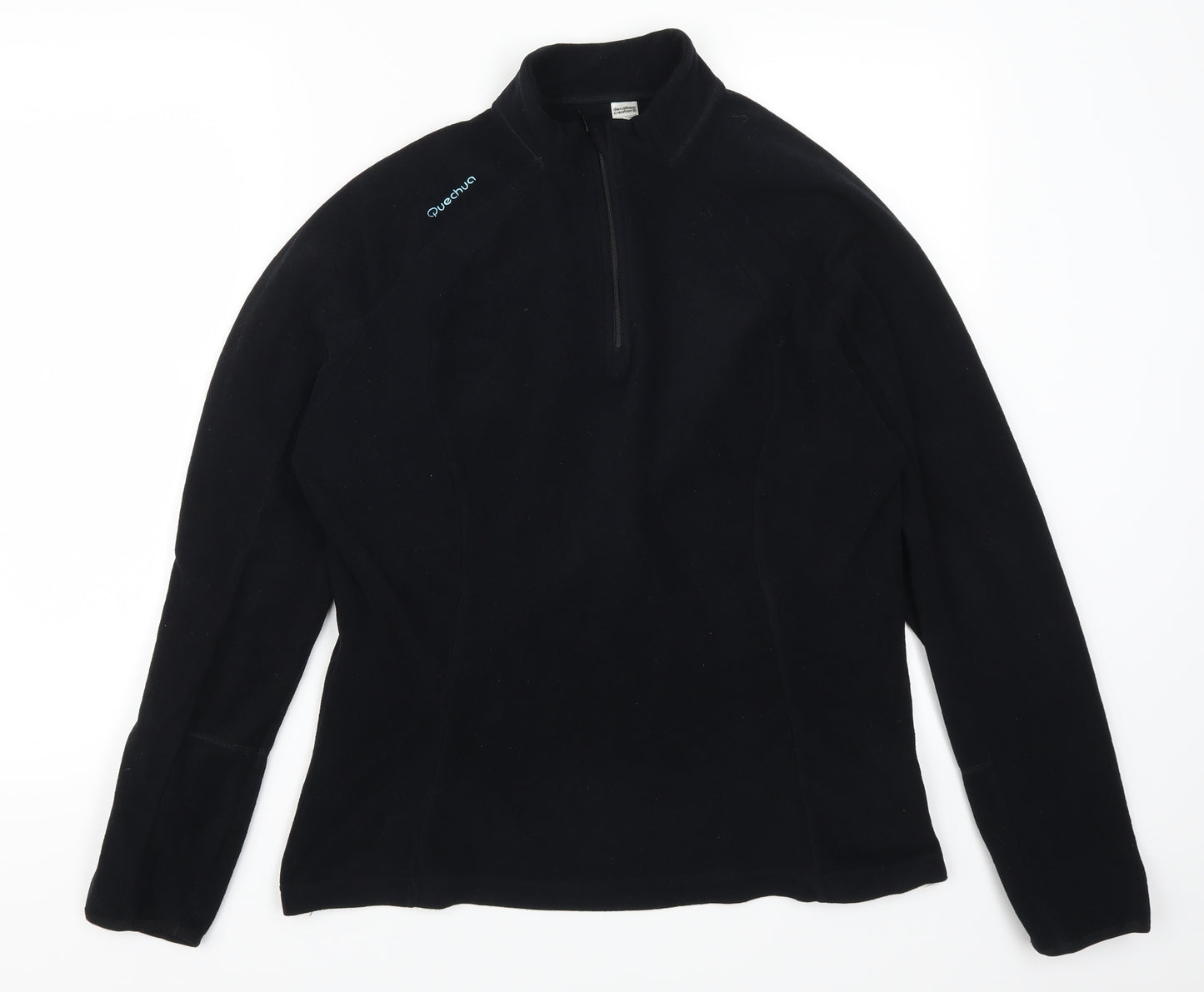 DECATHLON Womens Black  Fleece Jacket  Size XL