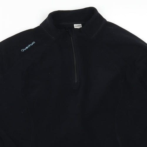 DECATHLON Womens Black  Fleece Jacket  Size XL
