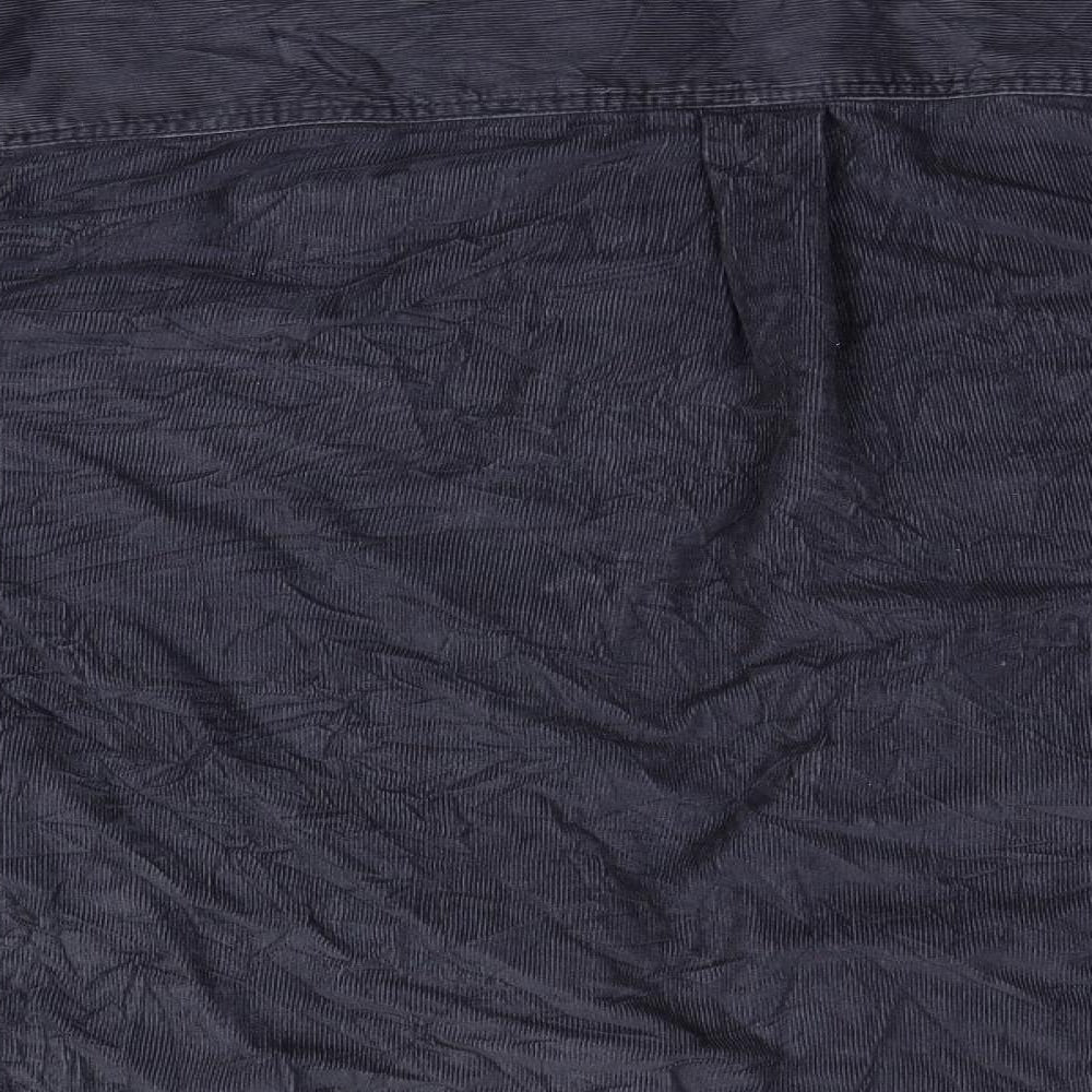 Cotton Traders Mens Grey  Corduroy  Button-Up Size 2XL