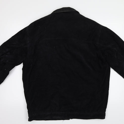 Foxhole Mens Black  Corduroy Jacket  Size L