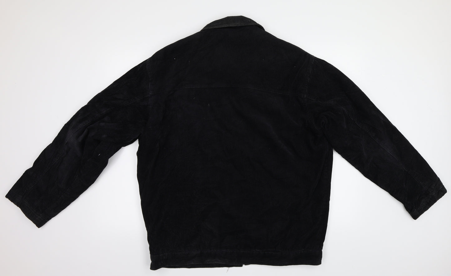 Foxhole Mens Black  Corduroy Jacket  Size L