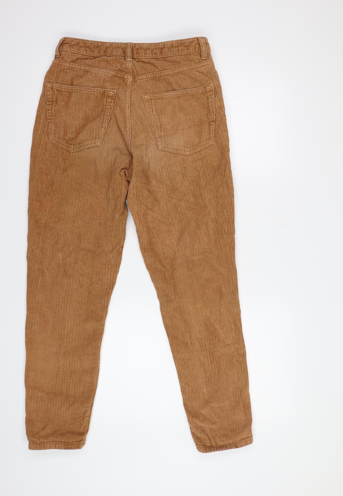 Topshop Womens Brown  Corduroy Mom Jeans Size 28 in L26.5 in