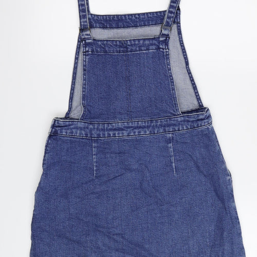 ASOS Womens Blue  Denim Pinafore/Dungaree Dress  Size 10