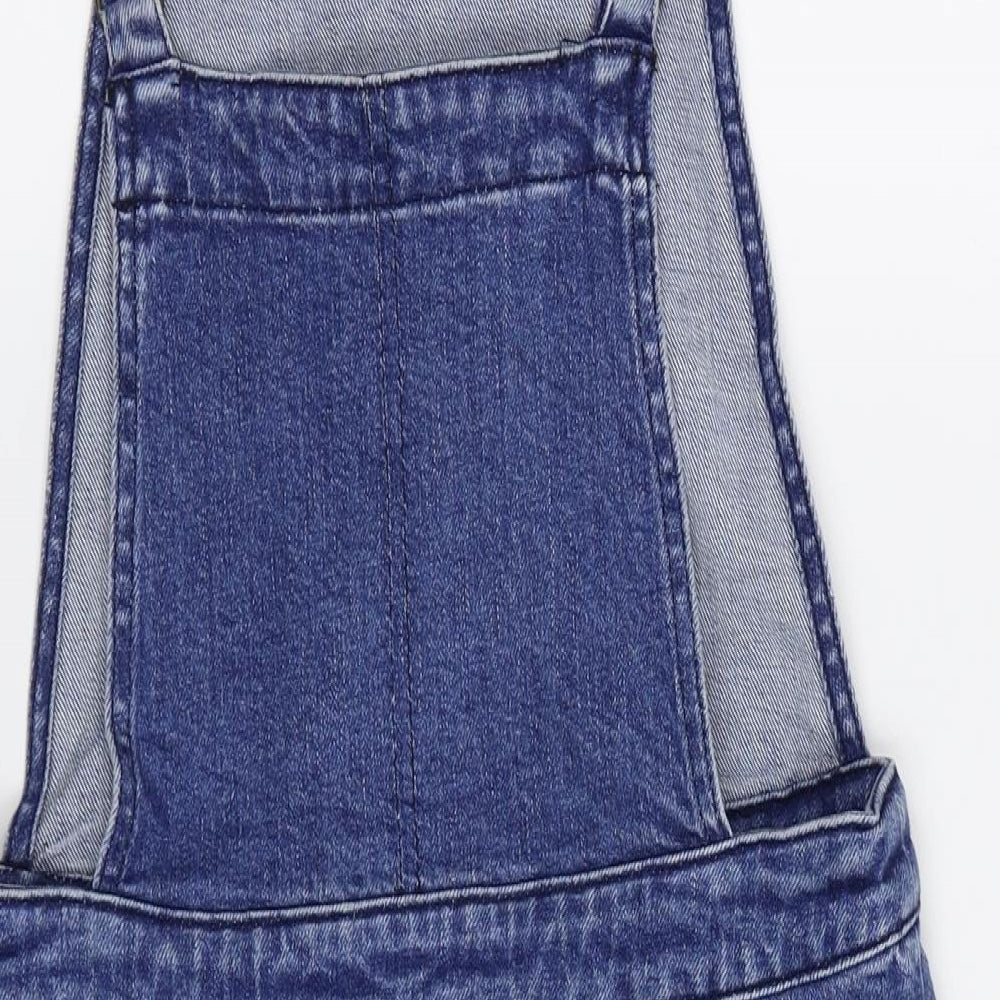 ASOS Womens Blue  Denim Pinafore/Dungaree Dress  Size 10