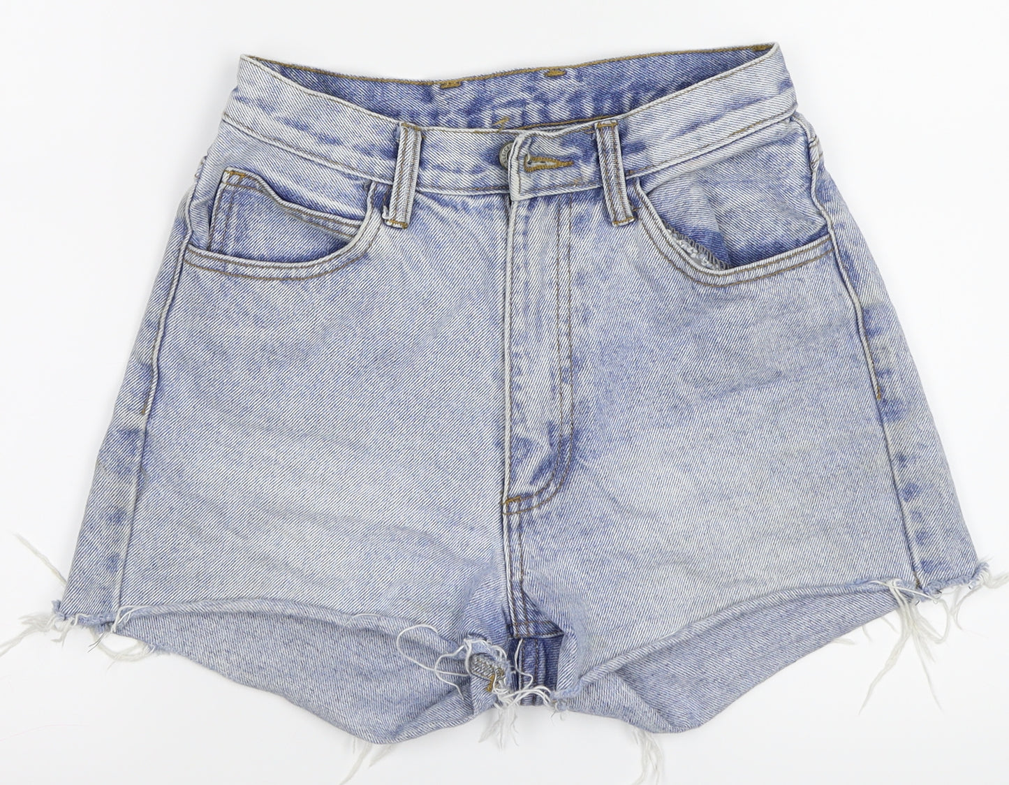 J.Galt Womens Blue  Denim Hot Pants Shorts Size S