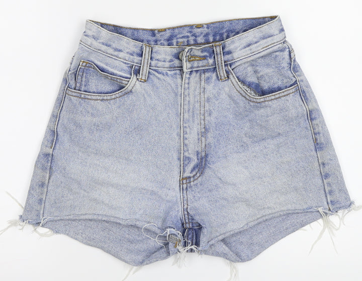 J.Galt Womens Blue  Denim Hot Pants Shorts Size S