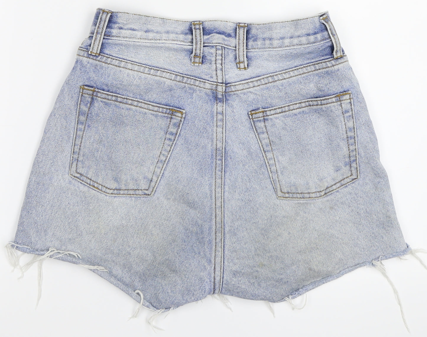J.Galt Womens Blue  Denim Hot Pants Shorts Size S