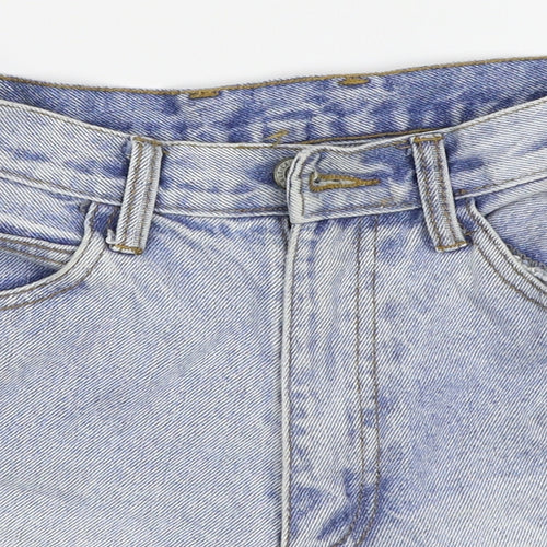 J.Galt Womens Blue  Denim Hot Pants Shorts Size S