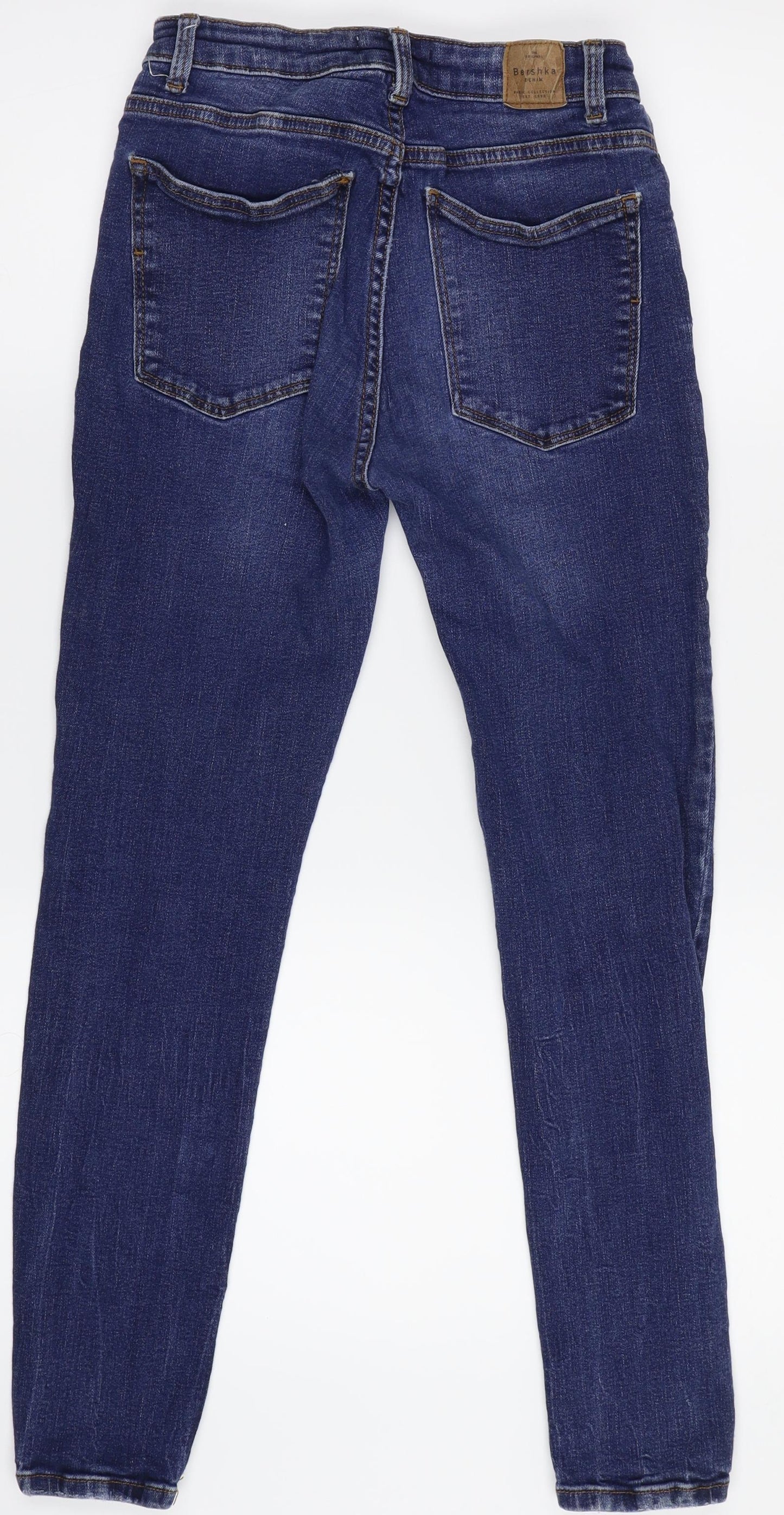 Bershka Womens Blue  Denim Jegging Jeans Size 8 L27 in