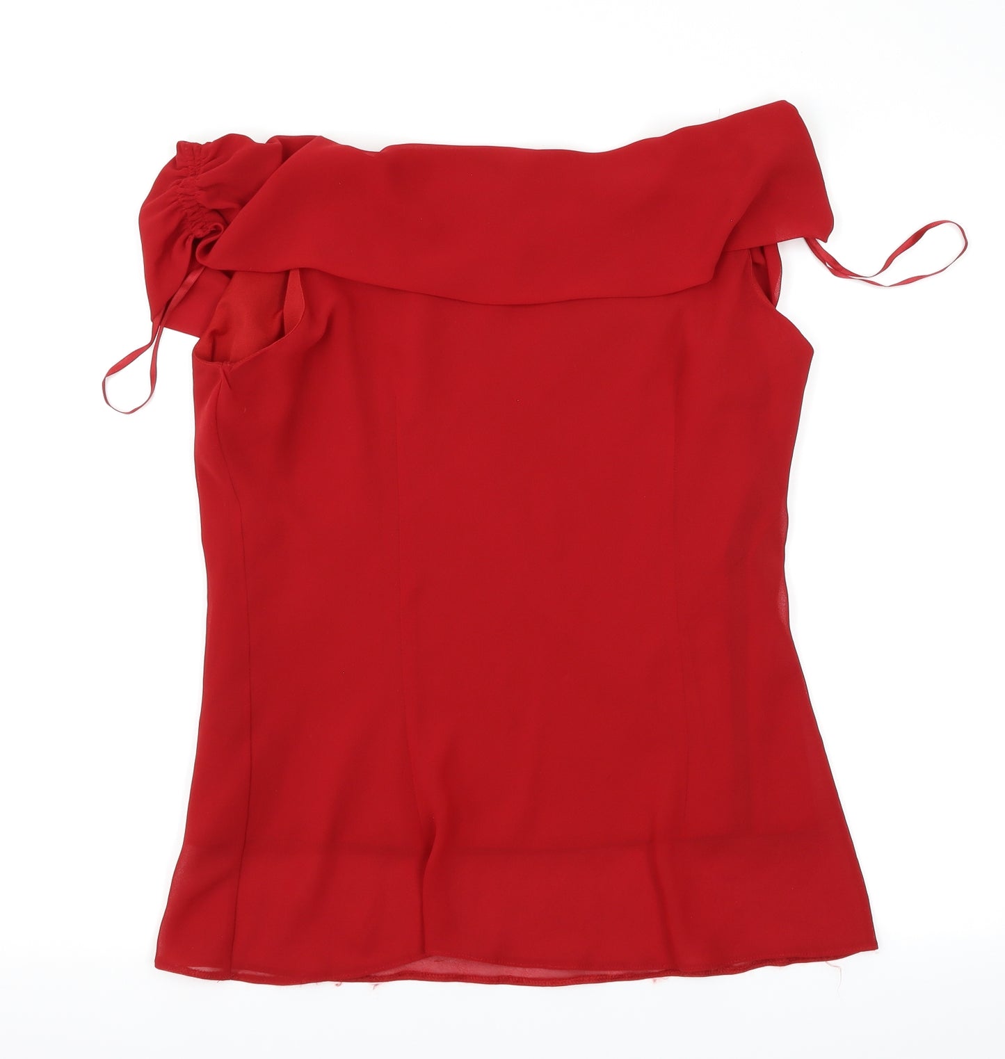 BHS Womens Red   Basic Blouse Size 16