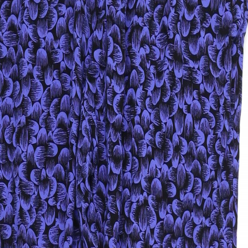 Peacocks Womens Blue Floral  Jogger Trousers Size 14