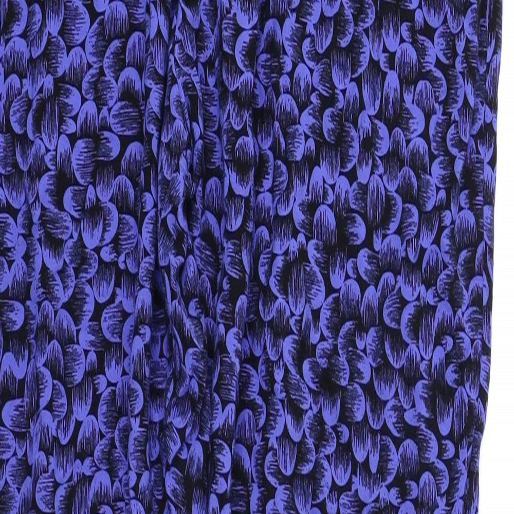 Peacocks Womens Blue Floral  Jogger Trousers Size 14