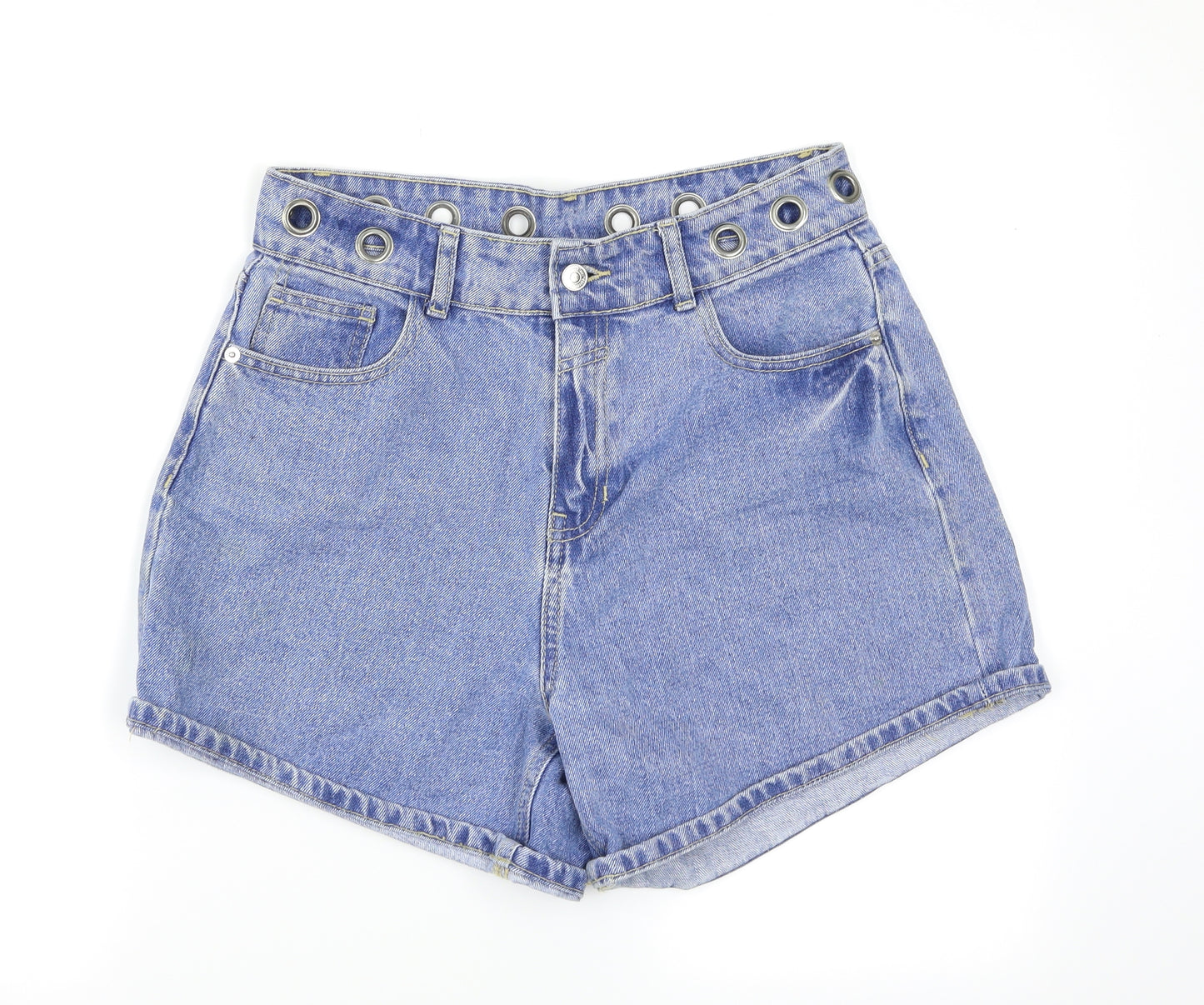 Jennyfer Womens Blue   Boyfriend Shorts Size 10
