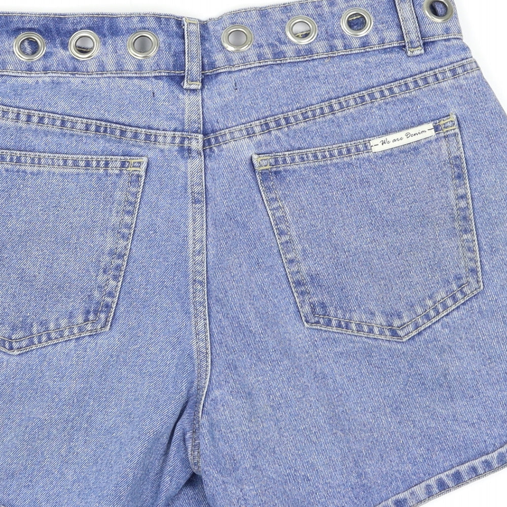Jennyfer Womens Blue   Boyfriend Shorts Size 10