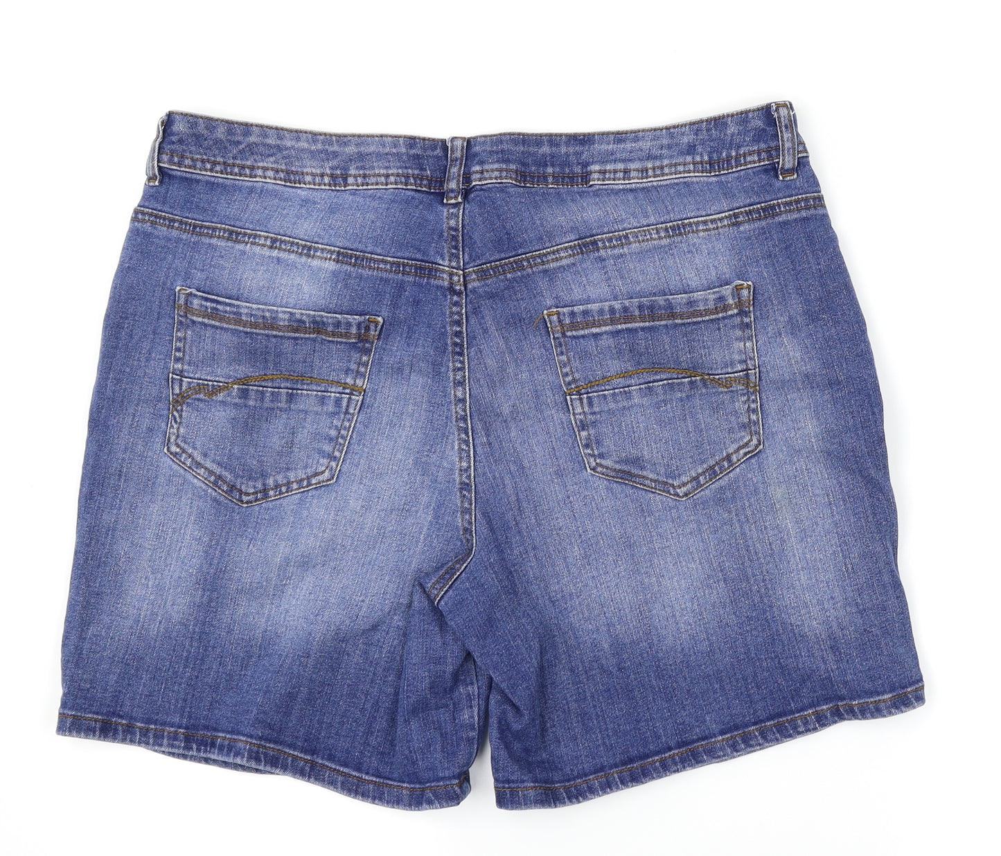 TU Womens Blue   Boyfriend Shorts Size 16