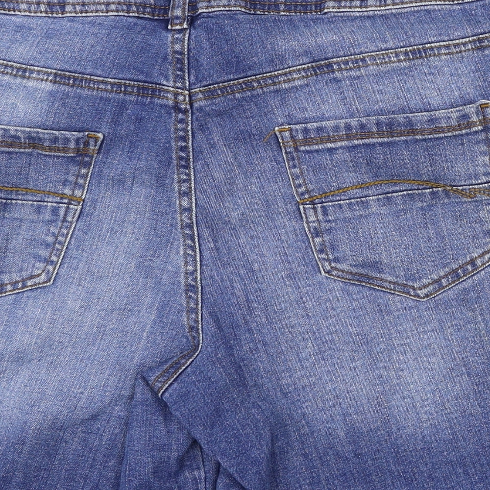 TU Womens Blue   Boyfriend Shorts Size 16