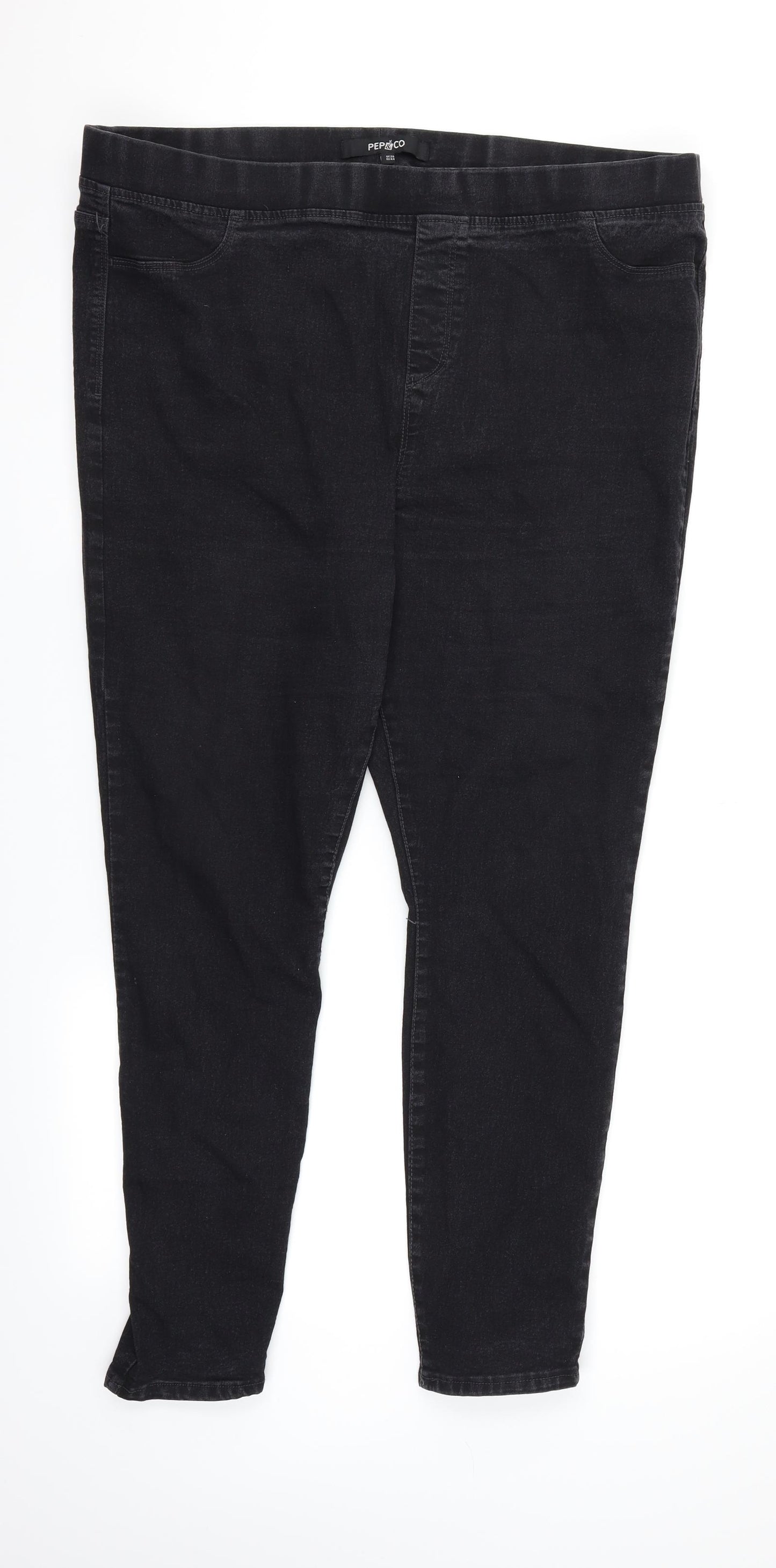 Pep & co Womens Black   Jegging Trousers Size 20