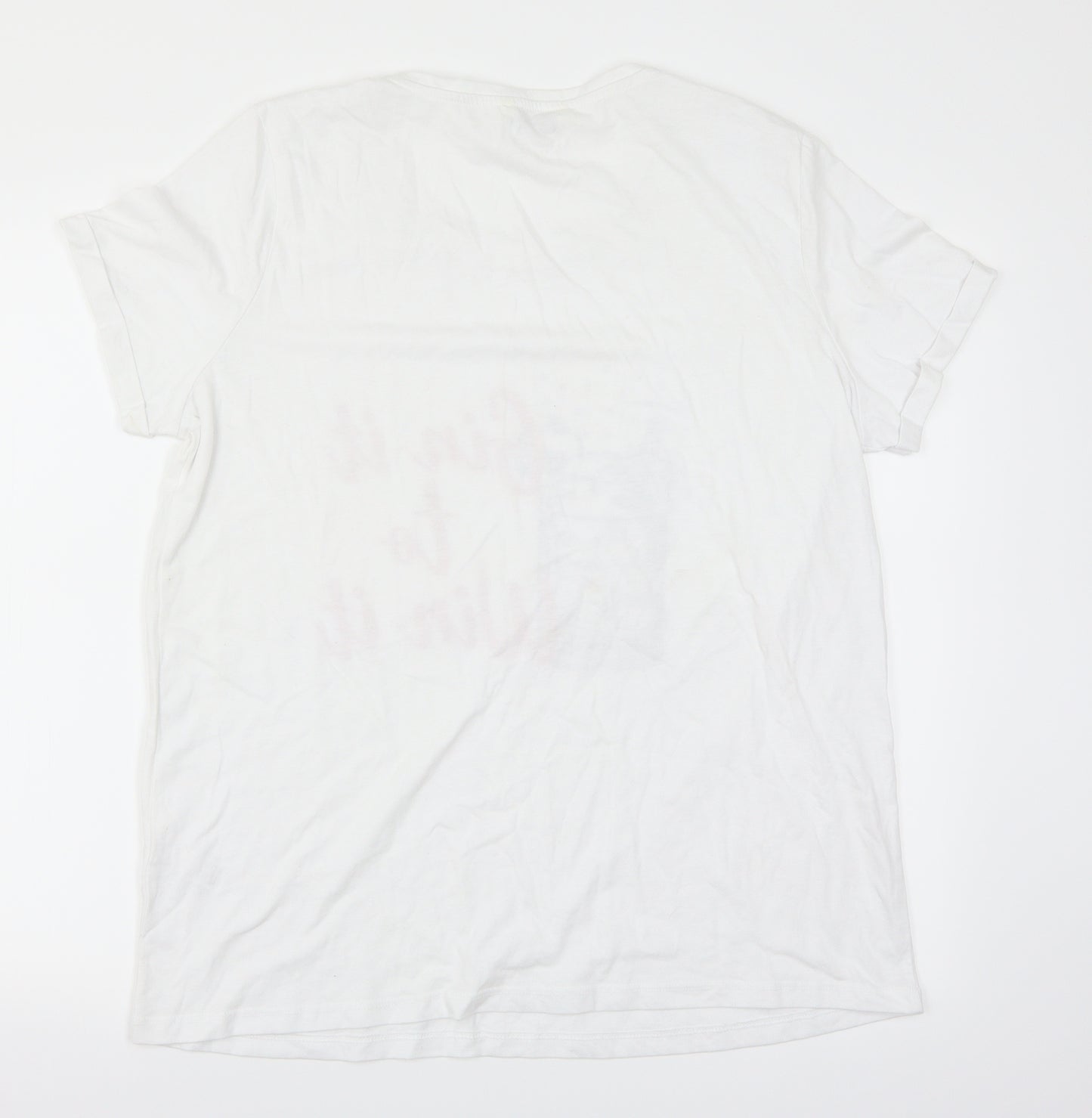 George Womens White   Basic T-Shirt Size 18  - Gin
