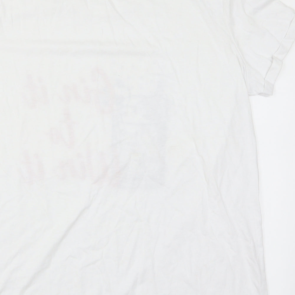 George Womens White   Basic T-Shirt Size 18  - Gin