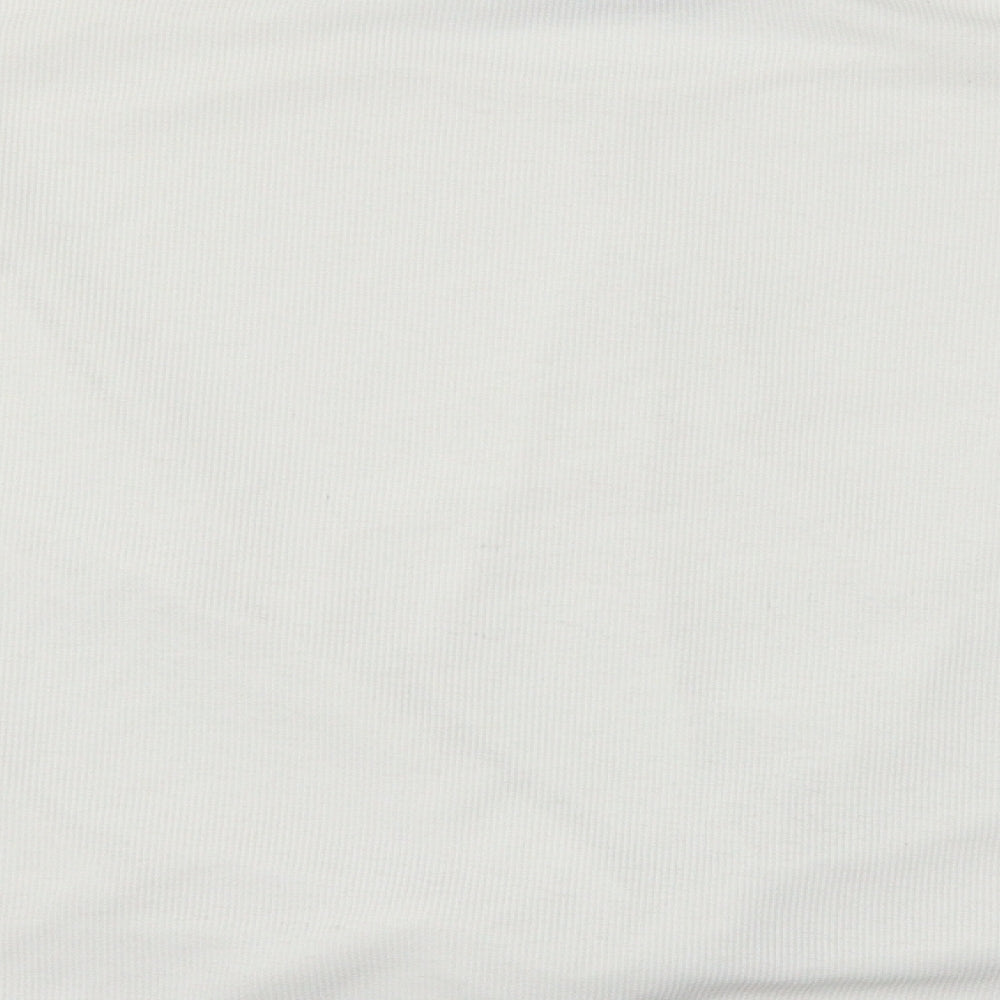 F&F Womens White   Wrap T-Shirt Size 18