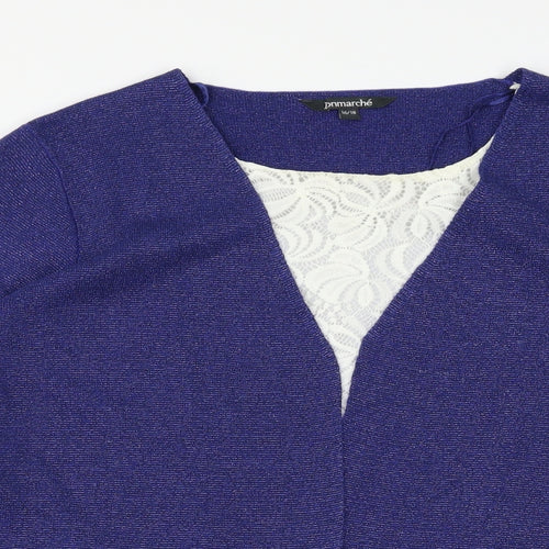 Bonmarché Womens Blue   Cardigan Jumper Size 18