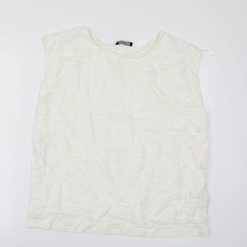 F&F Womens White   Basic Tank Size 18