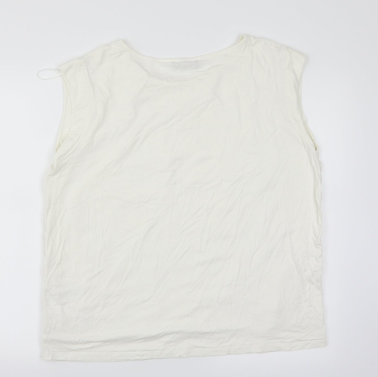 F&F Womens White   Basic Tank Size 18