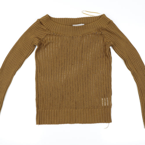 H&M Womens Brown   Pullover Jumper Size M