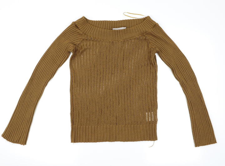 H&M Womens Brown   Pullover Jumper Size M