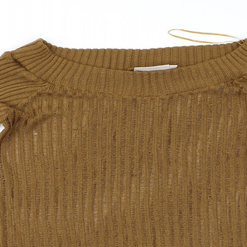 H&M Womens Brown   Pullover Jumper Size M