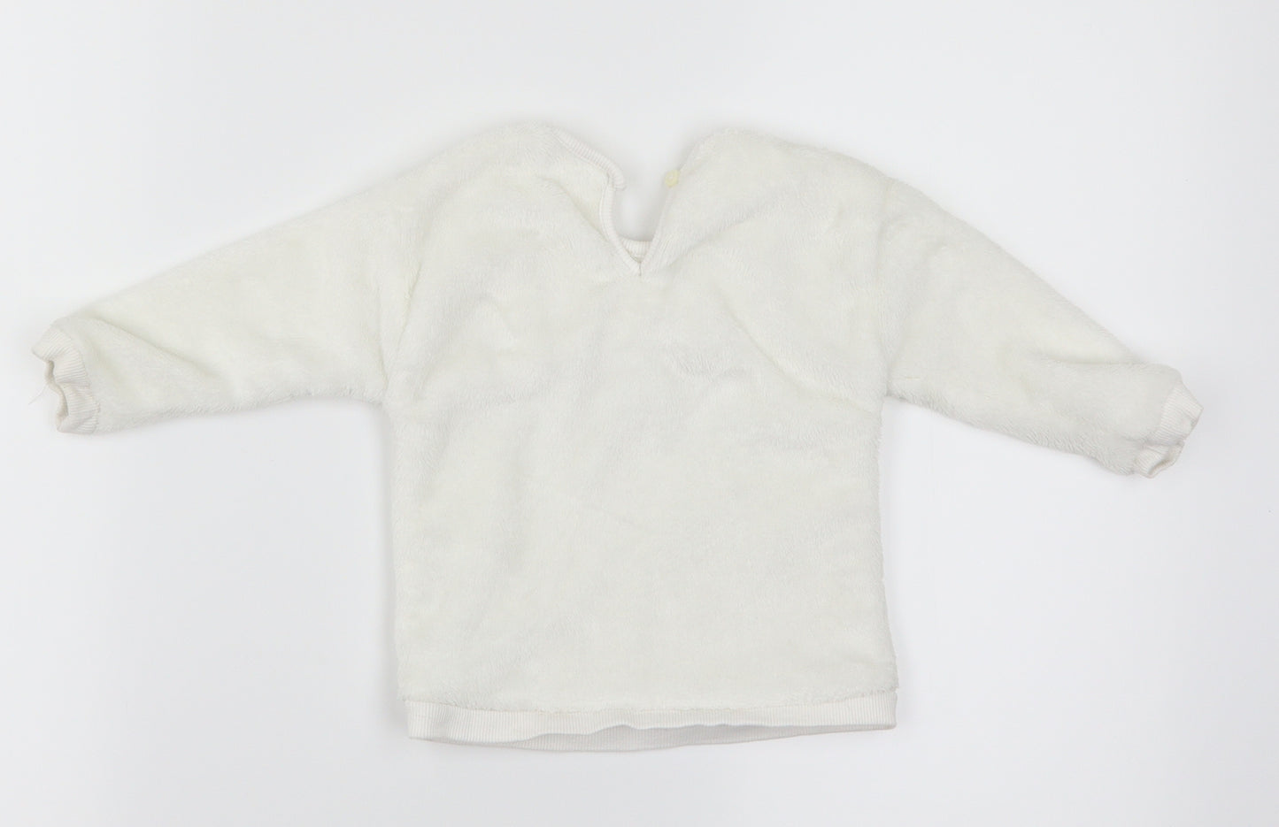 George Baby White   Pullover Jumper Size 9-12 Months  - Bear