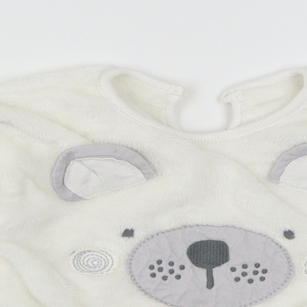 George Baby White   Pullover Jumper Size 9-12 Months  - Bear