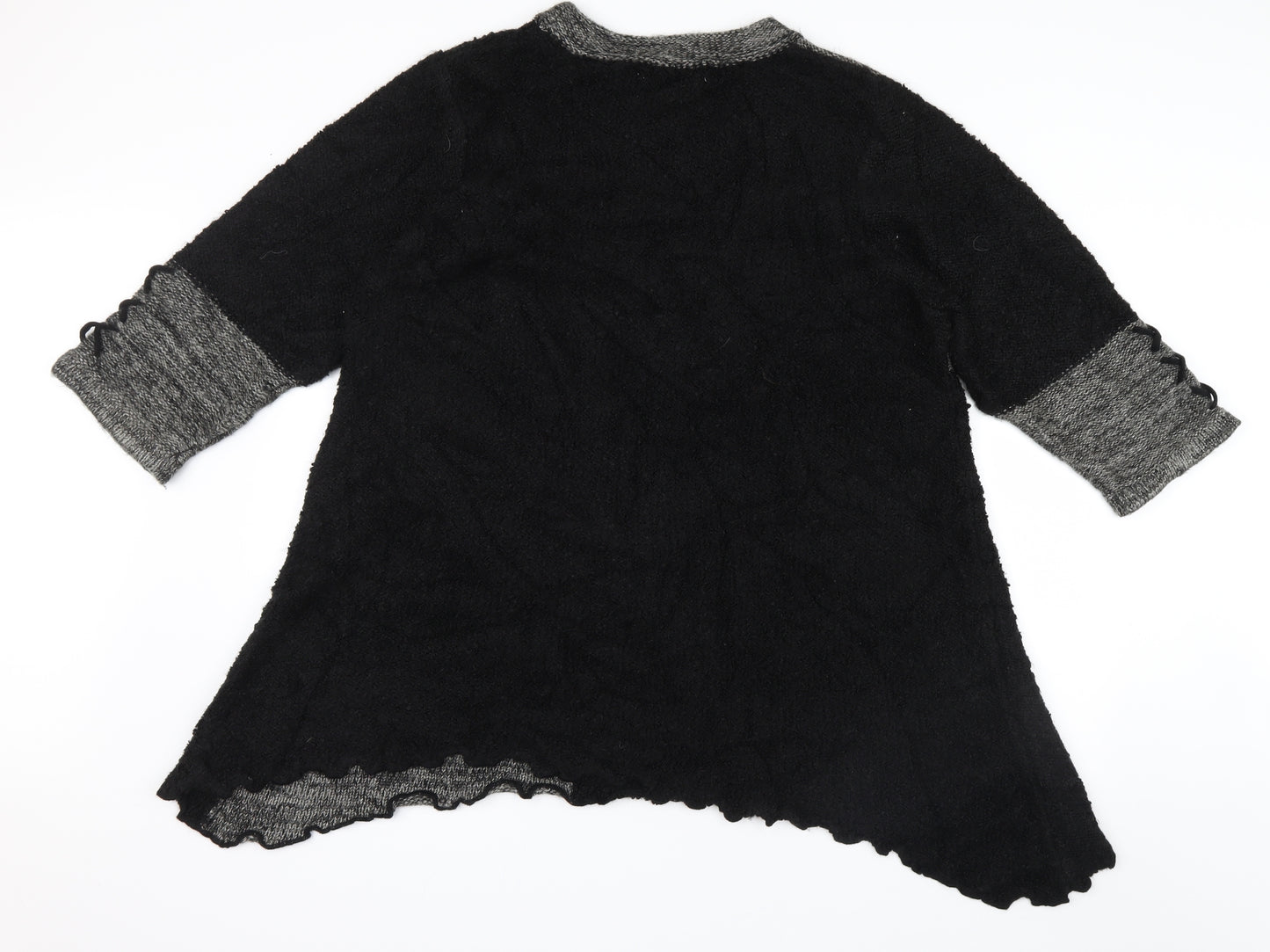 Joe Browns Womens Black  Knit Pullover Jumper Size 20