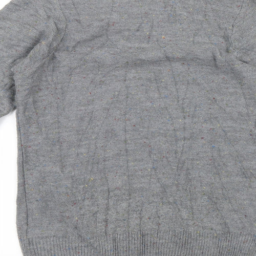 Hemingway Mens Grey  Knit Pullover Jumper Size M