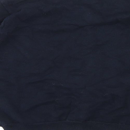 Tu  Boys Blue  Knit Pullover Jumper Size 6 Years  - School