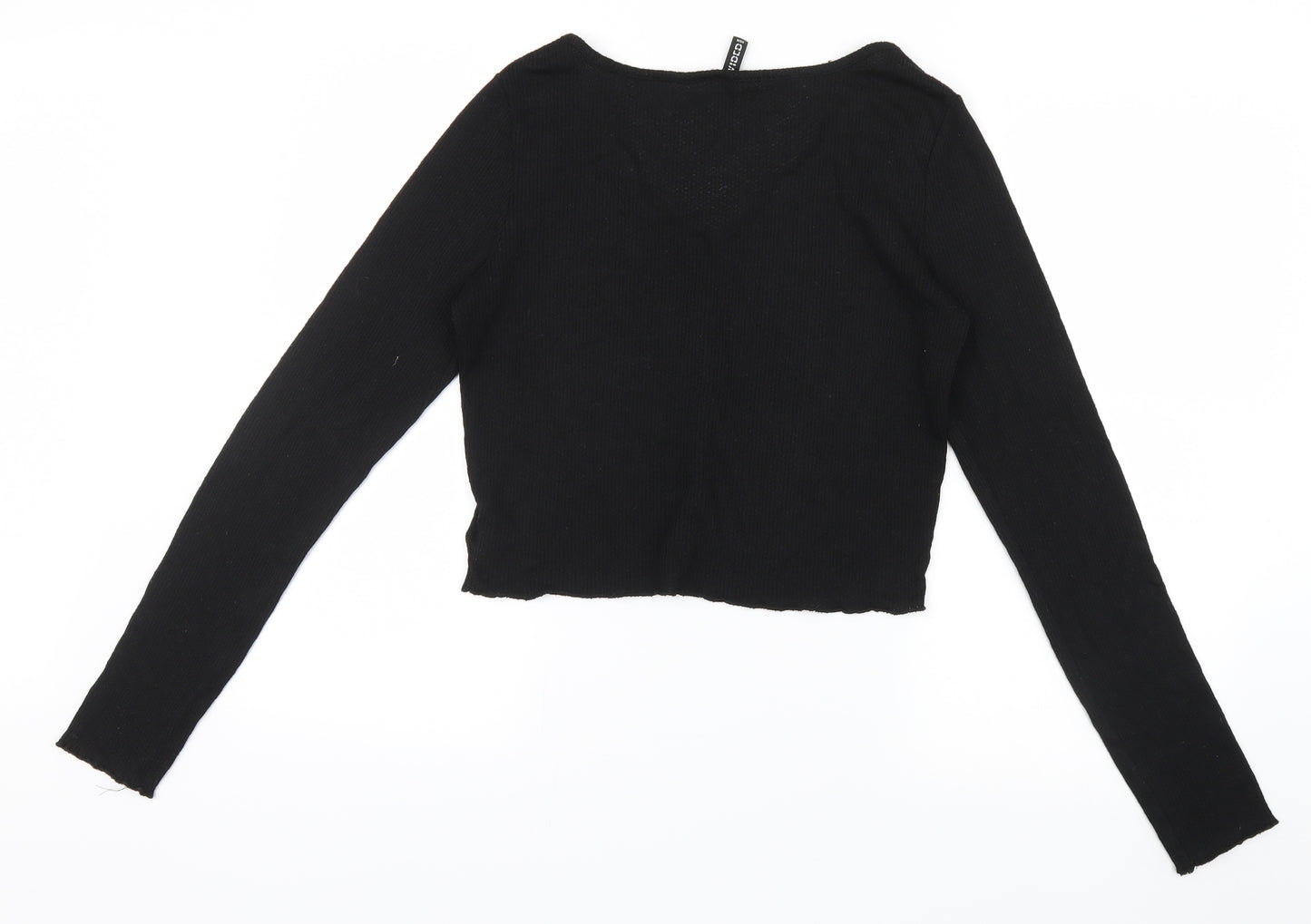 Divided by H&M Womens Black  Knit Cardigan Jumper Size M