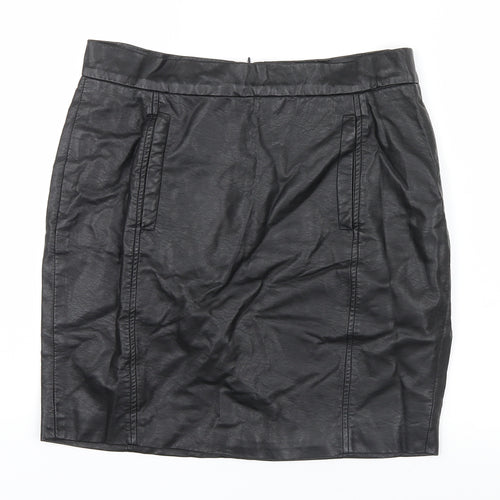 French Connection Womens Black   Straight & Pencil Skirt Size 14