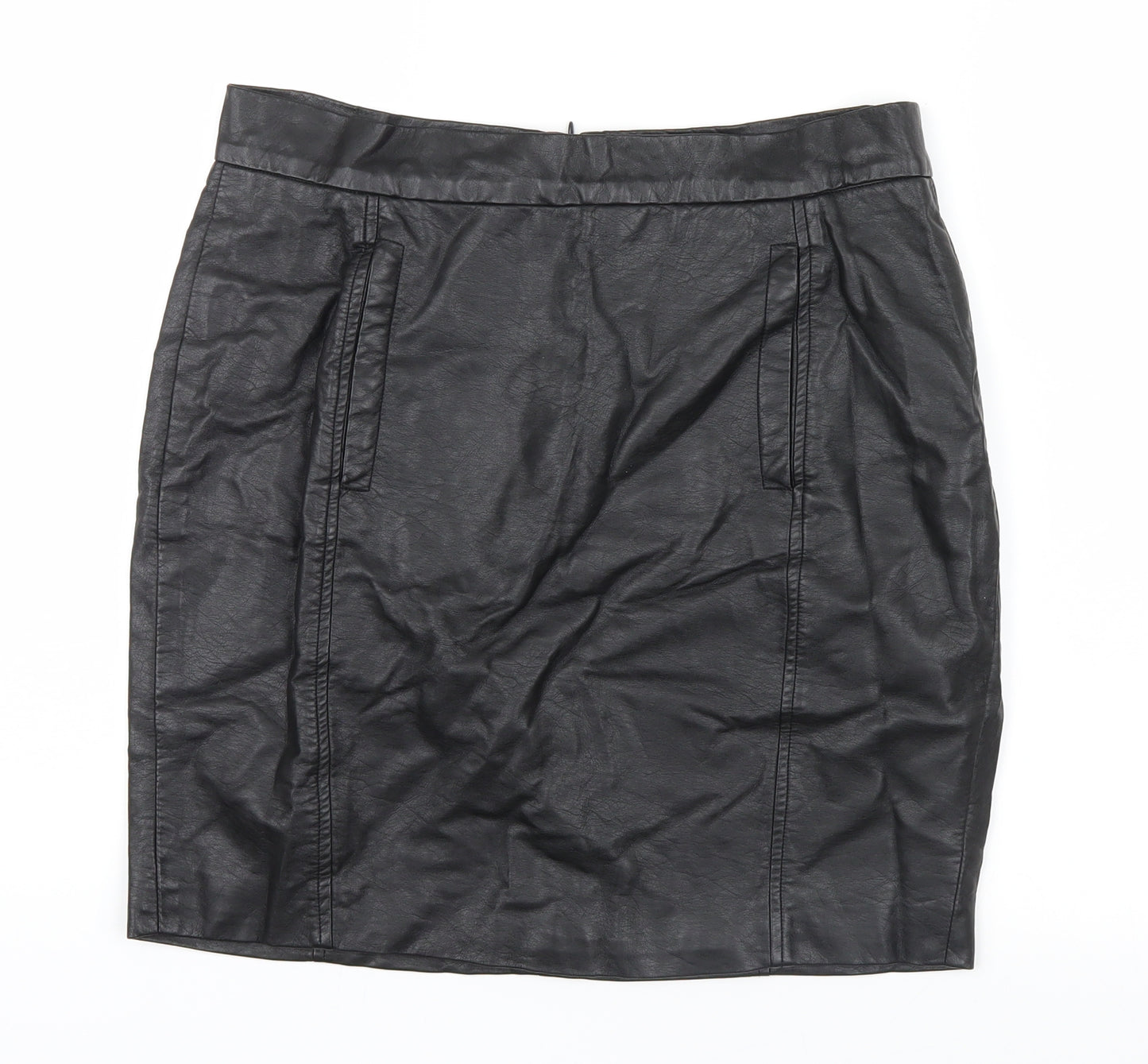 French Connection Womens Black   Straight & Pencil Skirt Size 14