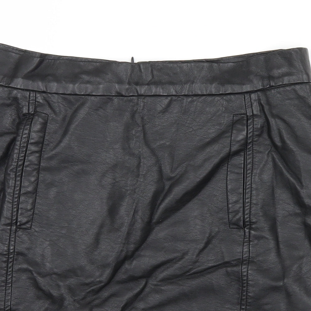 French Connection Womens Black   Straight & Pencil Skirt Size 14