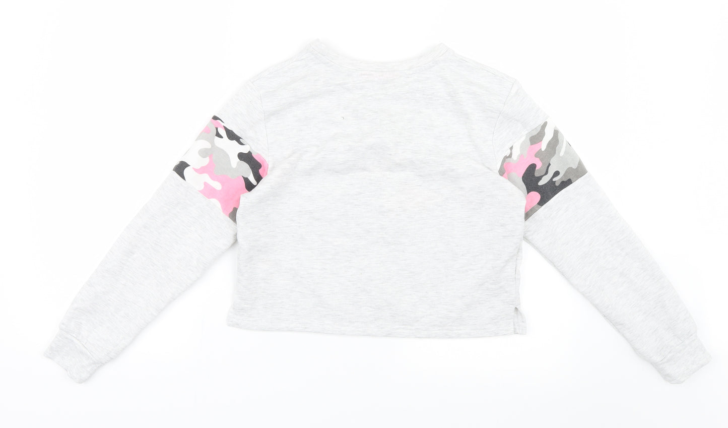 New Look Girls Grey  Knit Pullover Jumper Size S  - Brooklyn