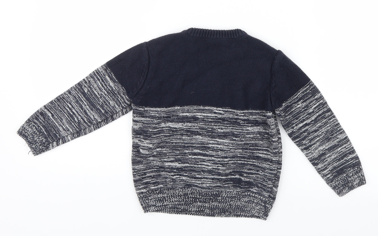Matalan Boys Blue  Knit Pullover Jumper Size 2-3 Years