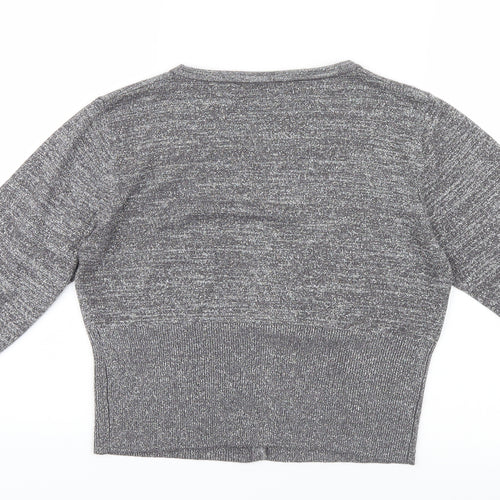 MK Womens Silver   Cardigan Jumper Size 14