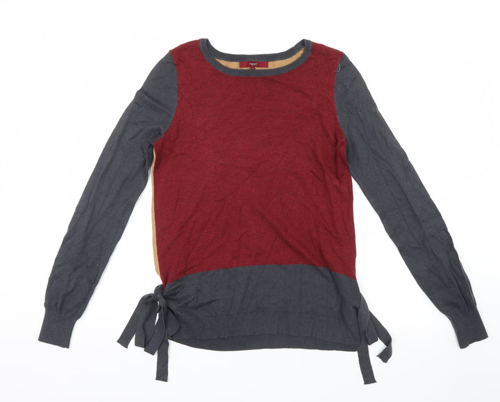NEXT Womens Red  Knit Pullover Jumper Size 6