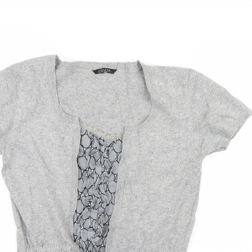 Zingara Womens Grey  Knit Cardigan Jumper Size 12