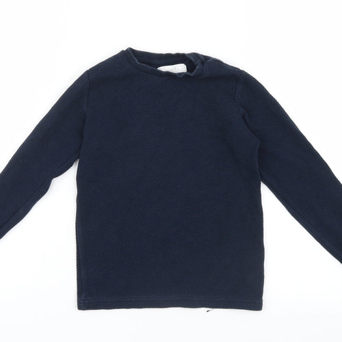 NEXT Boys Blue  Knit Pullover Jumper Size 6 Years