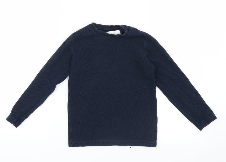 NEXT Boys Blue  Knit Pullover Jumper Size 6 Years