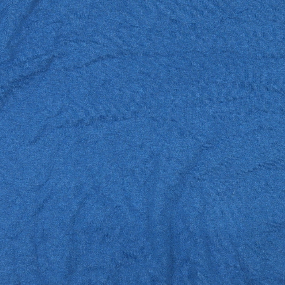 Greenwoods Mens Blue  Knit Pullover Jumper Size L