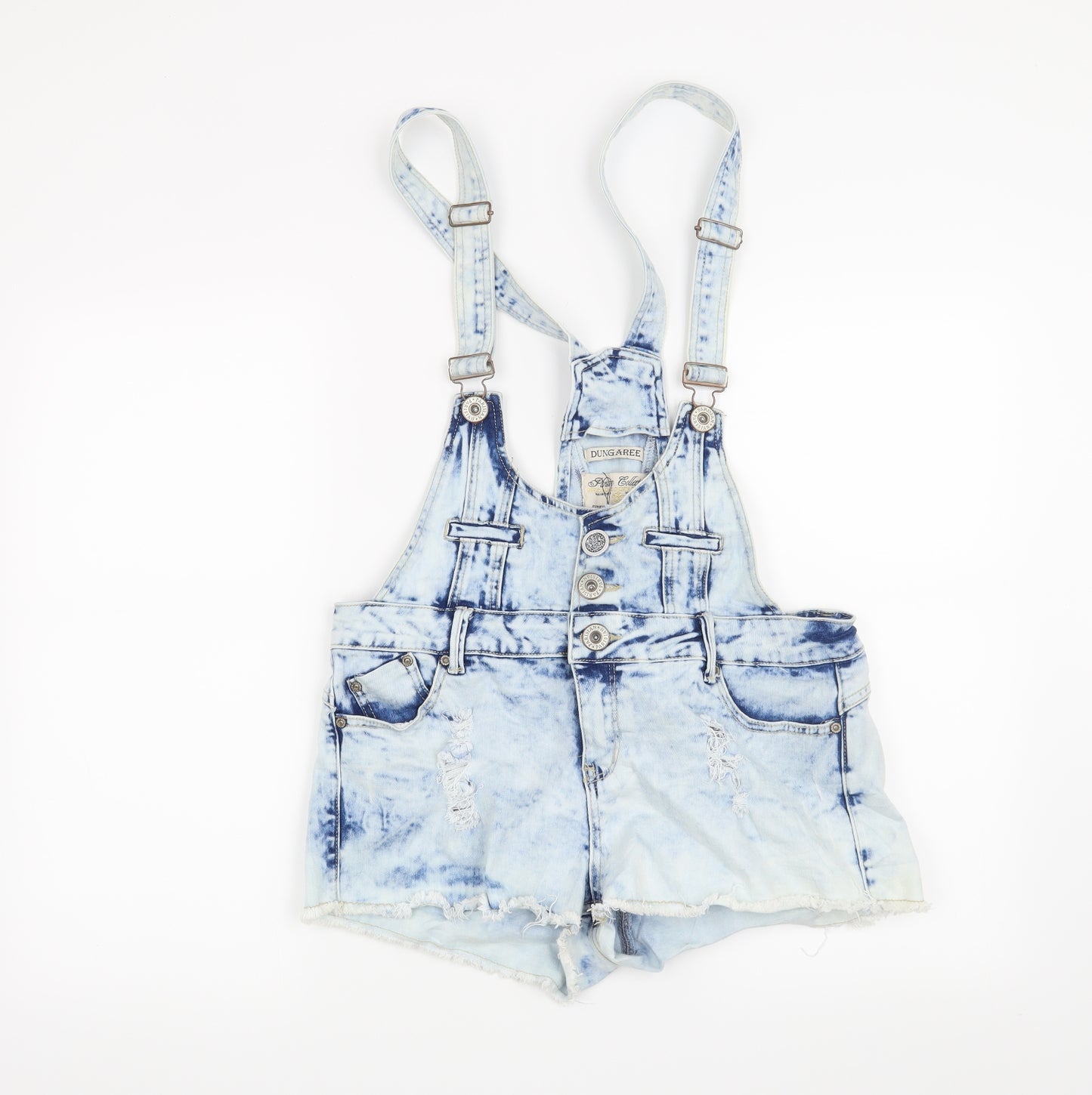 Preworn Womens Blue   Dungaree One-Piece Size 14